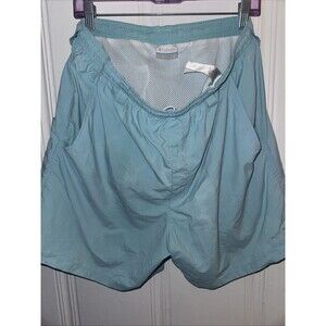 Columbia PFG Omni-Shade Backcast III Lined 6'' Water Shorts Men's L Aqua Blue